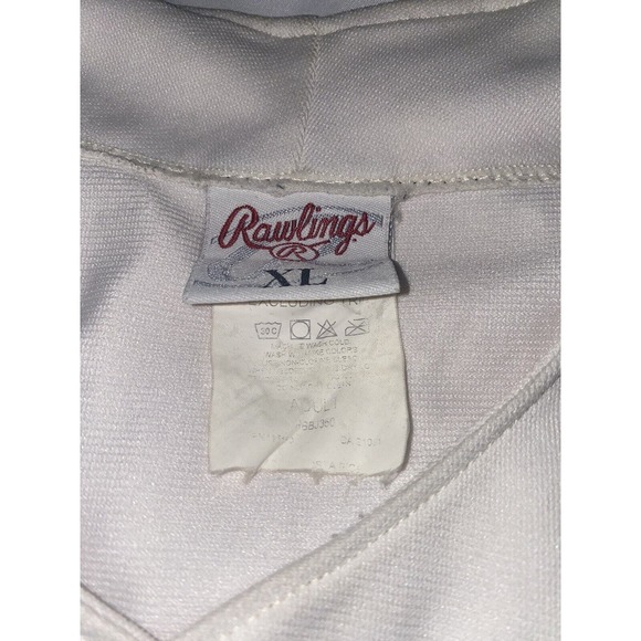 Rawlings PHIL RIZZUTO 10 NEW YORK YANKEES WHite Gold JERSEY Size XL Extra LARGE - Picture 5 of 12